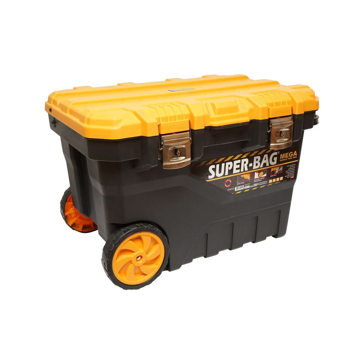 Cutie, lada scule heavy duty cu roti 725x500x465mm troler Breckner Germany